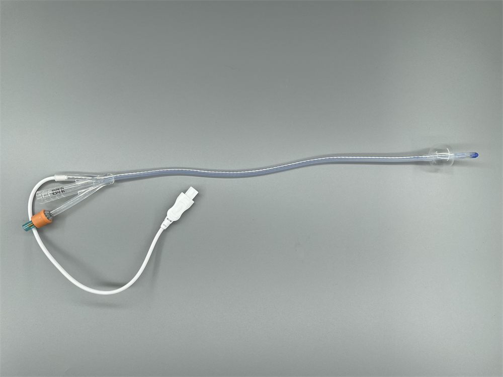All Silicone Foley Catheter with Temperature Sensor