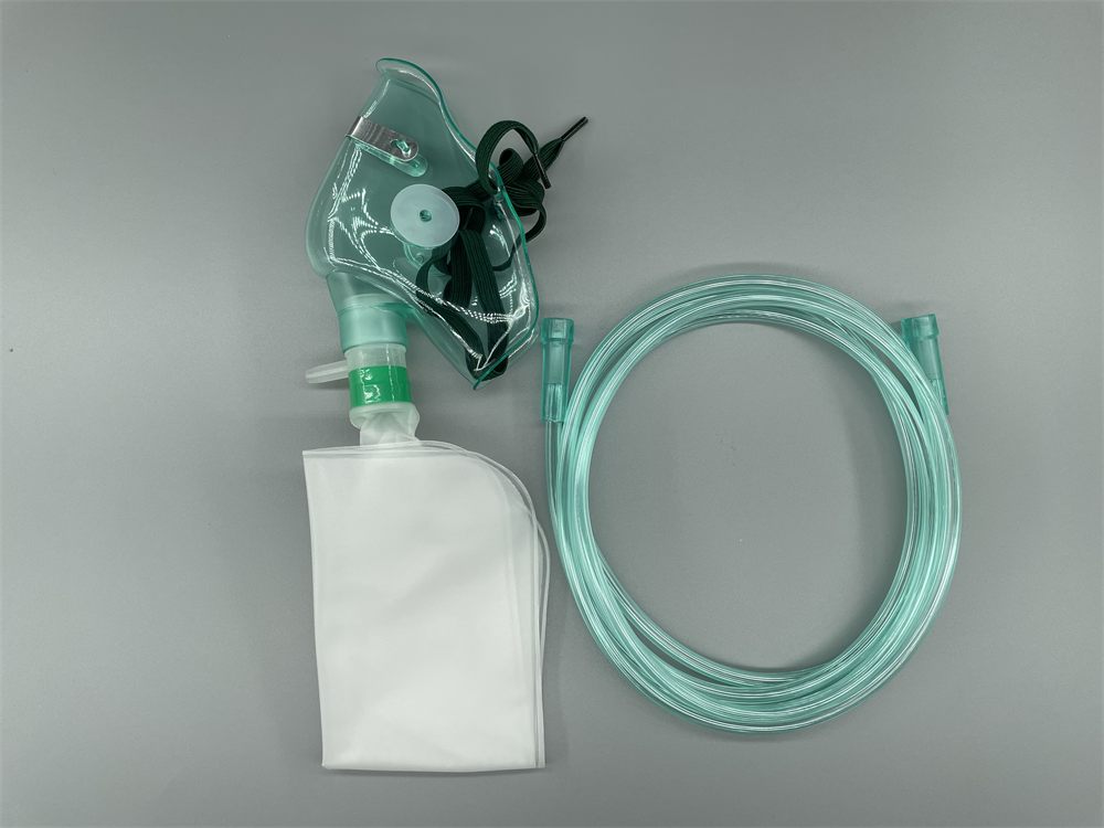 OXYGEN MASK WITH RESERVOIR BAG (NON-REBREATHING OXYGEN MASK)