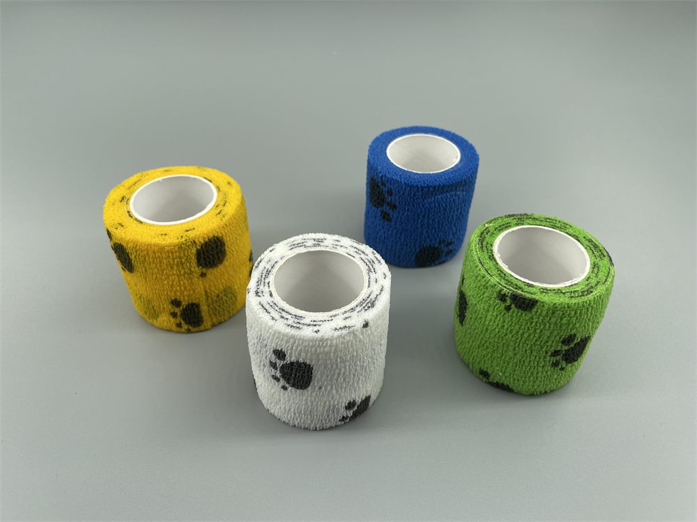 Venda autoadhesiva de tela no tejida (suministros para mascotas)