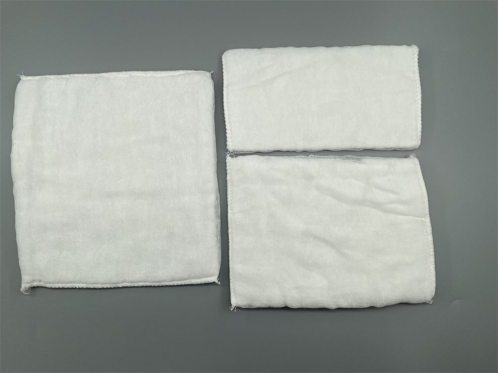 Gaze + algodão absorvente
